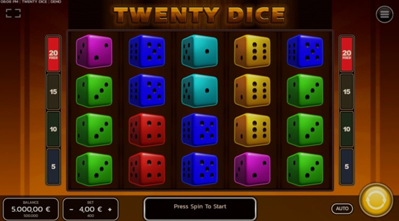 Играть Twenty Dice от Fazi в казино 1Win