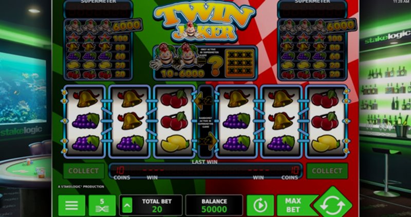 Играть Twin Joker от Stakelogic в казино 1Win