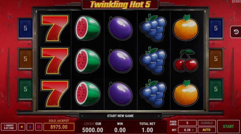 Играть Twinkling Hot 5 от Fazi в казино 1Win