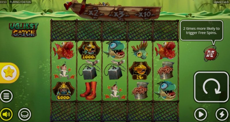 Играть Ugliest Catch от No Limit City в казино 1Win
