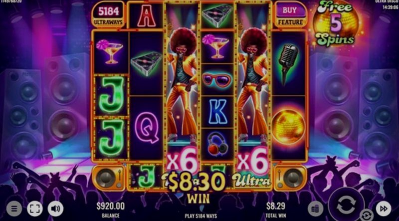 Играть Ultra Disco от Platipus в казино 1Win