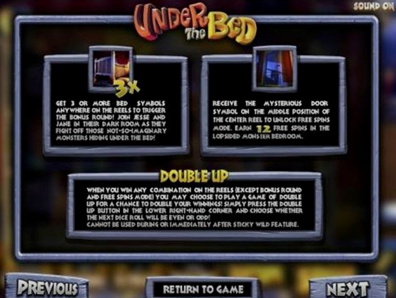 Играть Under the Bed от Betsoft в казино 1Win