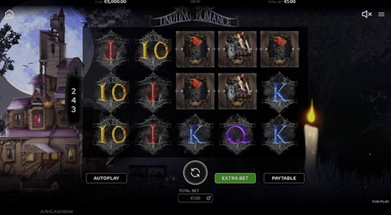 Играть Undying Romance от Bluehorn в казино 1Win