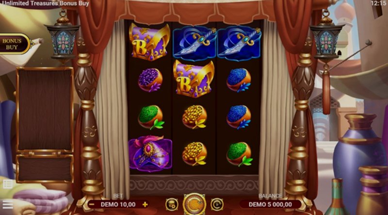 Играть Unlimited Treasures от Evoplay в казино 1Win
