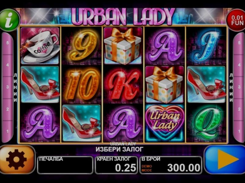 Играть Urban Lady от Ct Interactive в казино 1Win