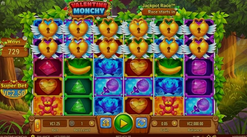 Играть Valentine Monchy от Habanero в казино 1Win