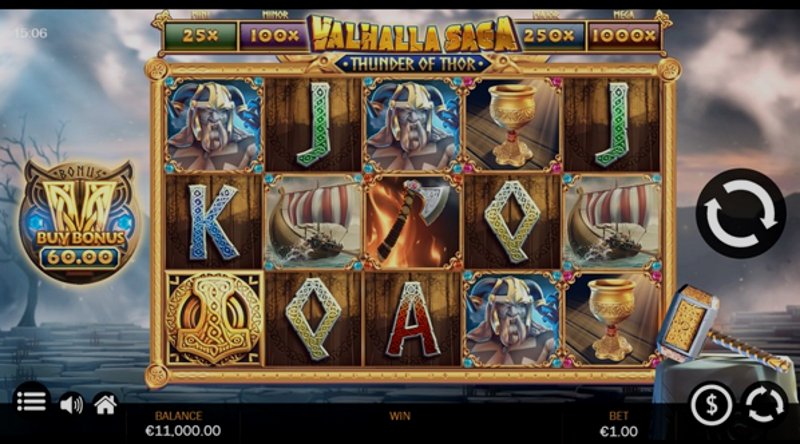 Играть Thunder Of Thor от Yggdrasil в казино 1Win
