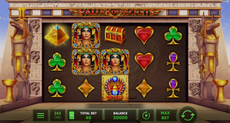 Играть Valley of Secrets от Stakelogic в казино 1Win