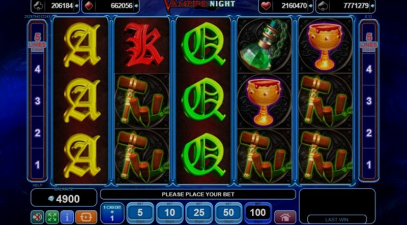 Играть Vampire Night от Amusnet Interactive в казино 1Win