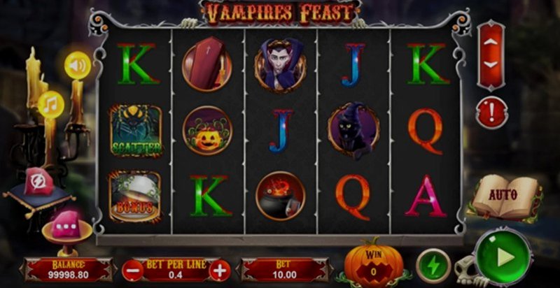 Играть Vampires Feast от Tpg в казино 1Win