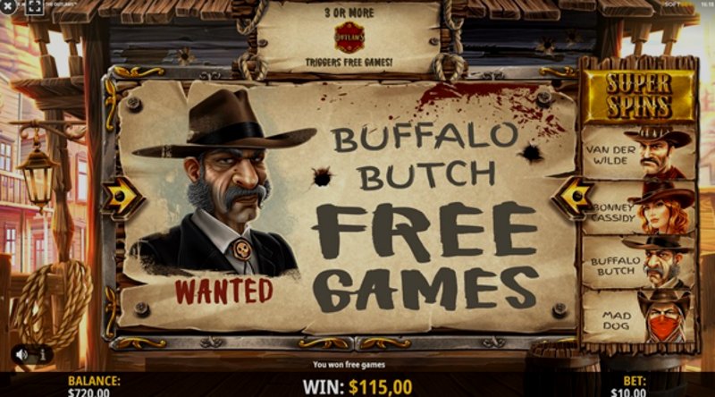 Играть Outlaws от Leap в казино 1Win