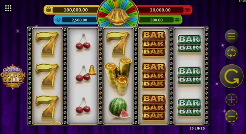 Играть Vegas Golden Bells от Games Global в казино 1Win