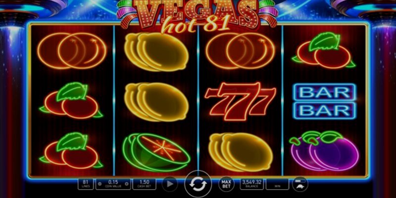 Играть Vegas Hot 81 от Wazdan в казино 1Win