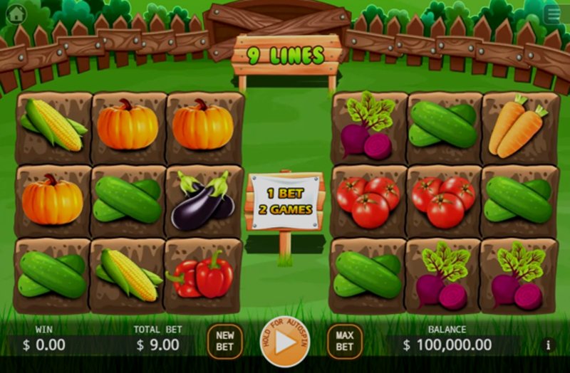Играть Veggies Plot от Kagaming в казино 1Win