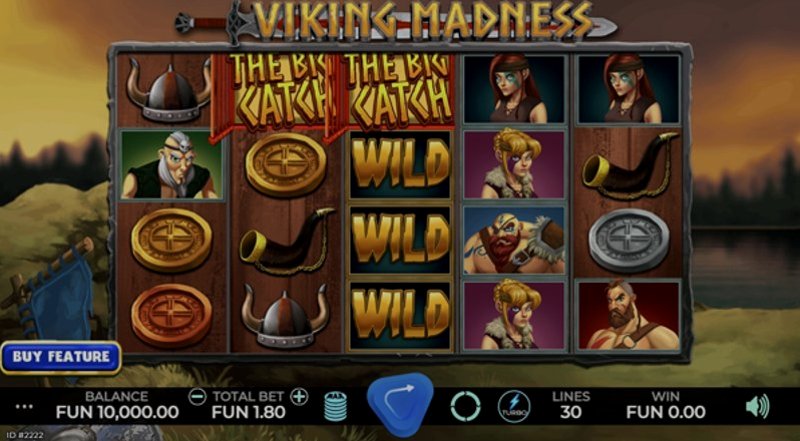 Играть Viking Madness от Caleta в казино 1Win