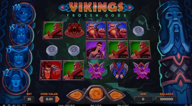 Играть Vikings: Frozen Gods от Thunderspin в казино 1Win