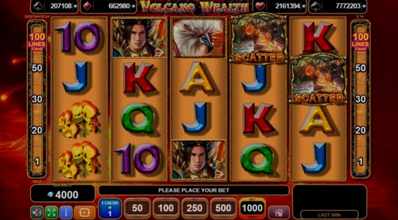 Играть Volcano Wealth от Amusnet Interactive в казино 1Win