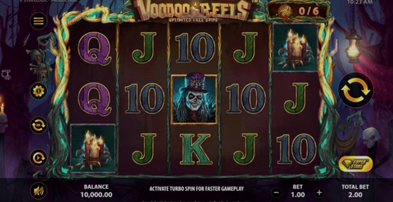 Играть Voodoo Reels от Stakelogic в казино 1Win