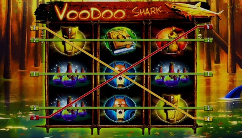 Играть Voodoo Shark от Edict в казино 1Win