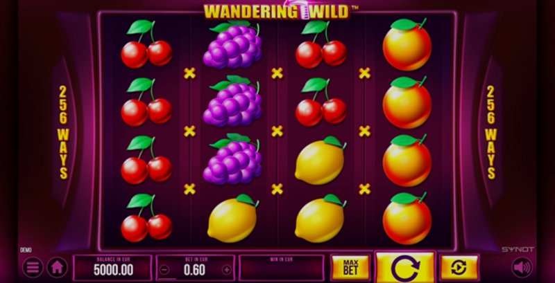 Играть Wandering Wild от Synot в казино 1Win