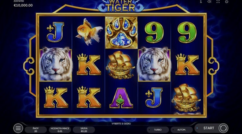 Играть Water Tiger от Endorphina в казино 1Win