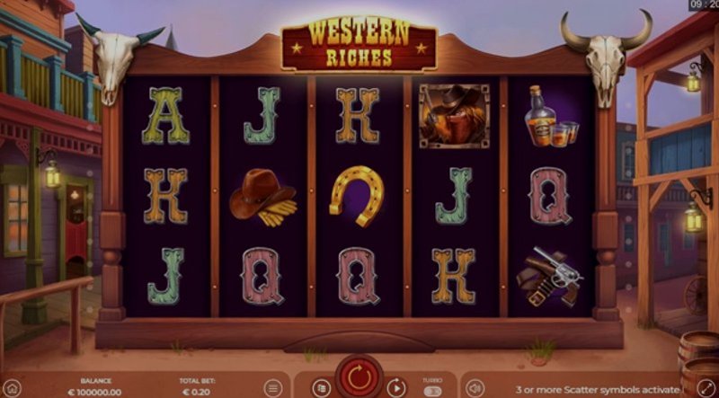 Играть Western Riches от Thunderspin в казино 1Win