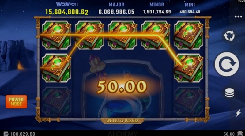 Играть Wheel of Wishes от Mgplus в казино 1Win