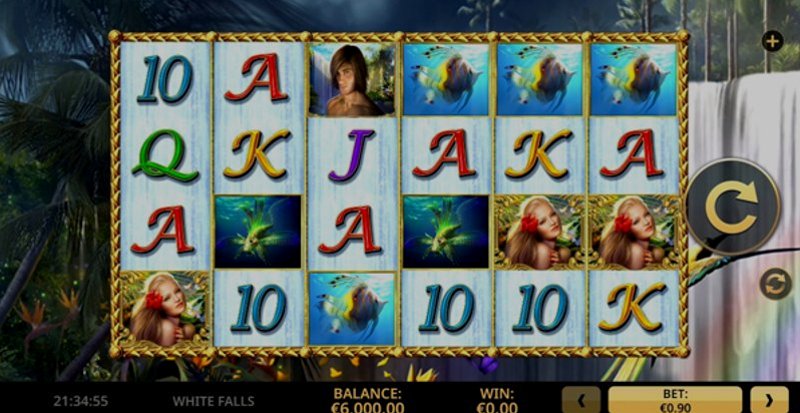 Играть White Falls от High5 в казино 1Win