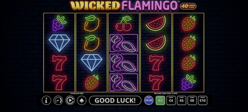 Играть Wicked Flamingo от Skywind в казино 1Win