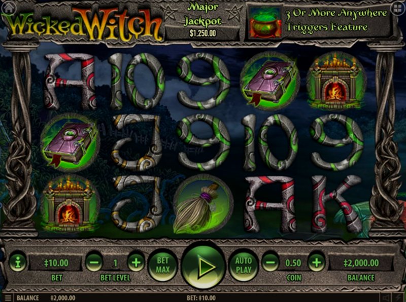 Играть Wicked Witch от Habanero в казино 1Win