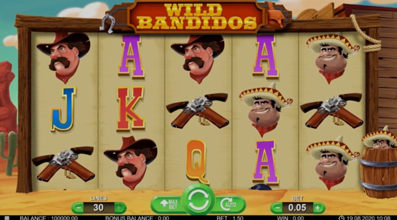 Играть Wild Bandidos от 7mojos Slots в казино 1Win