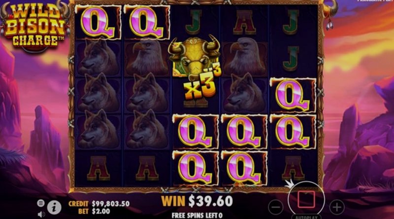 Играть Wild Bison Charge от Pragmatic в казино 1Win