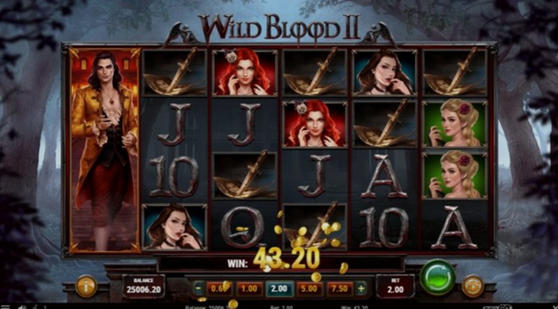 Играть Wild Blood от Playn Go в казино 1Win