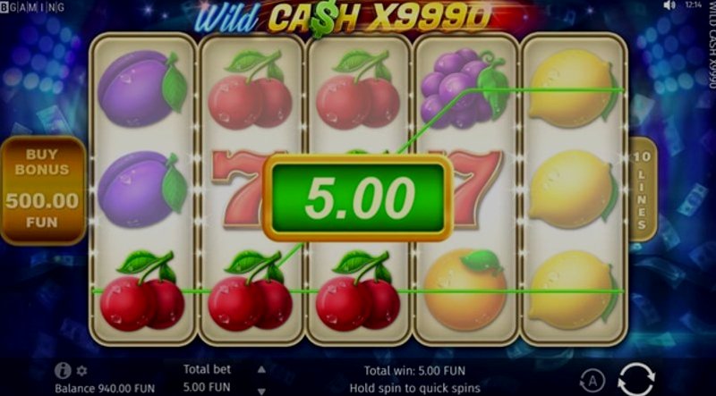 Играть Wild Cash от Bgaming в казино 1Win