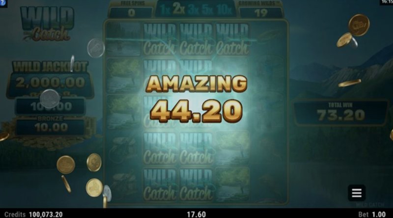 Играть Wild Catch от Microgaming в казино 1Win