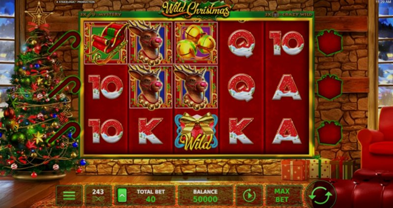 Играть Wild Christmas от Stakelogic в казино 1Win
