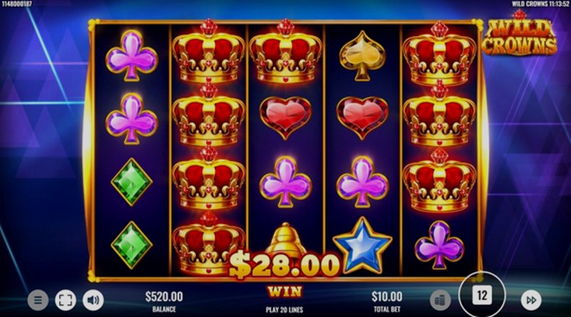 Играть Wild Crowns от Platipus в казино 1Win