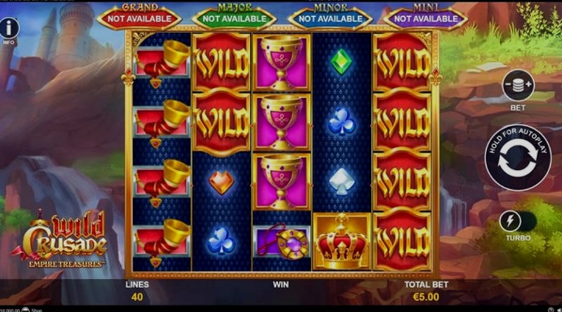 Играть Wild Crusade Empire Treasures от Playtech в казино 1Win