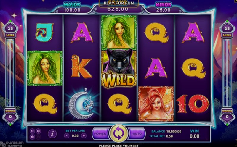 Играть Wild Fairies от Eurasian Gaming в казино 1Win