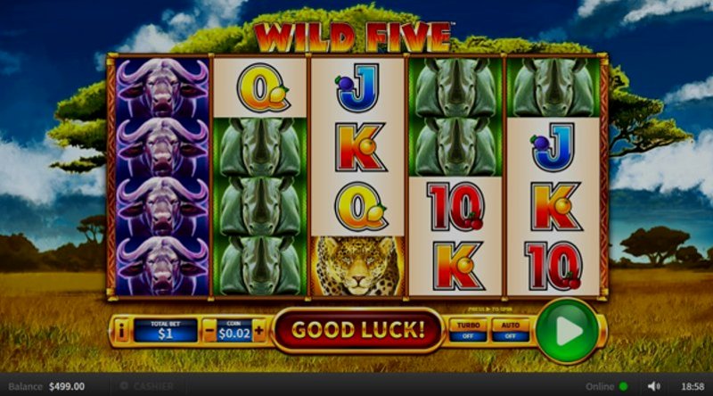 Играть Wild Five от Skywind в казино 1Win