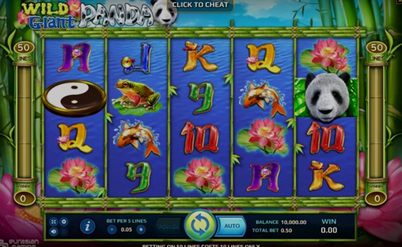 Играть Wild Giant Panda от Eurasian Gaming в казино 1Win
