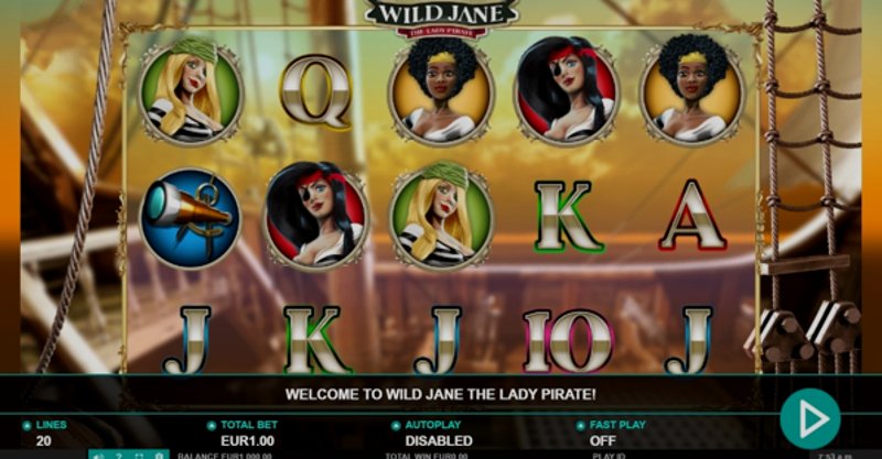 Играть Wild Jane от Leander в казино 1Win