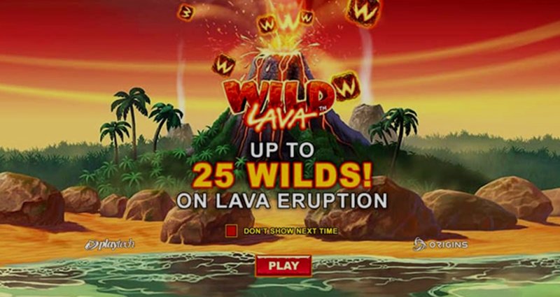 Играть Wild Lava от Playtech в казино 1Win