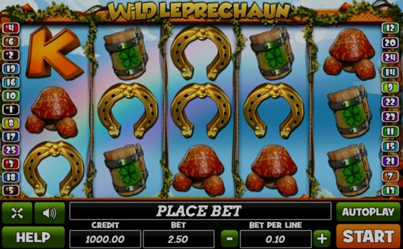 Играть Wild Leprechaun от Play Pearls в казино 1Win