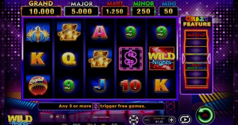Играть Wild Nights от Ainsworthgame в казино 1Win