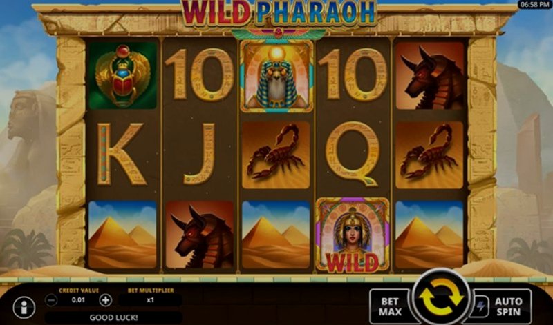 Играть Wild Pharaoh от Swintt в казино 1Win