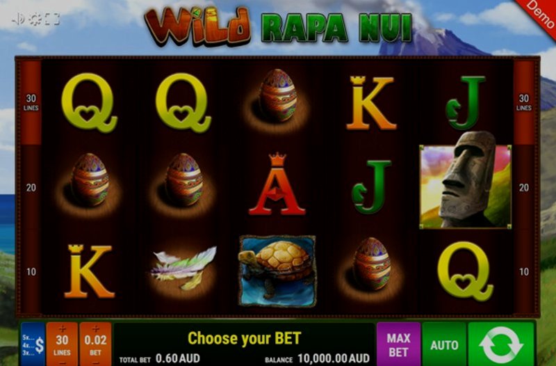 Играть Wild Rapa Nui от Gamomat в казино 1Win