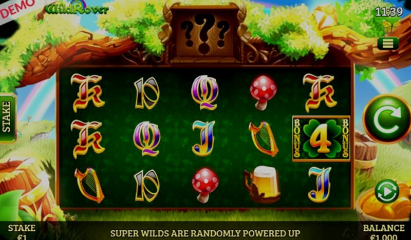 Играть Wild Rover от Slingo в казино 1Win