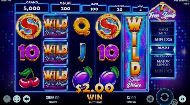 Играть Wild Spin Deluxe от Platipus в казино 1Win