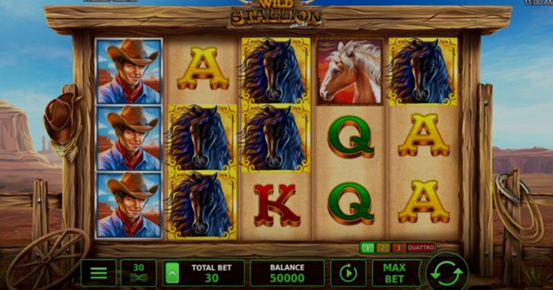 Играть Wild Stallion от Stakelogic в казино 1Win